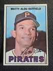 1967 Topps Set Break #10 Matty Alou Pittsburgh Pirates Baseball Card