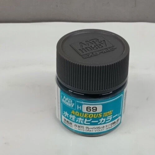 GUNZE MR.HOBBY COLORE ACRILICO SEMI GLOSS GREY VIOLET RLM75 H69 ml 10