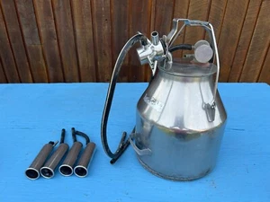 CHOREBOY 4 Claw Cup Milking Machine Milker Stainless Steel Cow Dairy Goat #3 - Picture 1 of 8