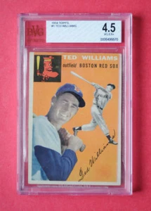 Topps 1954 Ted Williams #1 Graded Baseball card Beckett - Picture 1 of 3