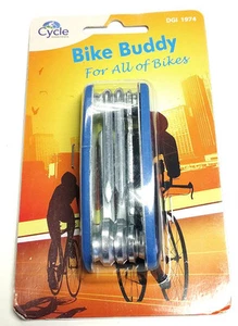 MULTI FUNCTIONAL BIKE BUDDY FOR BIKES STEEL CYCLE LOCK BICYCLE BIKE BUDDY TOOL - Picture 1 of 1