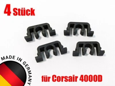 4x Halteclip Clip passend für Corsair 4000D Frontblende Halterung Ersatz Buchse - Bild 1 von 4