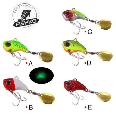 Jig Spinner Jigspinner 13g 22g  Barsch Hecht Bleikopfspinner Blinker Angelköder - Bild 1 von 2