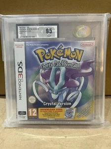 Nintendo 3DS Pokemon Crystal UKG/VGA/WATA Graded 95 MT GOLD 2018 New Sealed - Picture 1 of 3