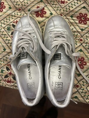 Chanel, Sneaker, Argento,Silver 36 - Immagine 1 di 4