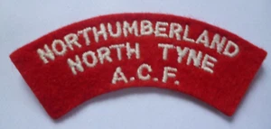 NORTHUMBERLAND NORTH TYNE ACF. SCHULTERTITEL.. - Bild 1 von 1