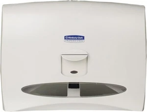 Dispensador de cubierta de asiento de inodoro Kimberly Clark asientos personales 09505 - Imagen 1 de 2