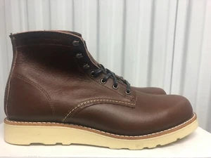 Wolverine 1000 Mile Wedge Plain Toe Boots Horween Leather Brown 11.5 W990131 USA - Picture 1 of 11