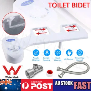 Hygiene Water Wash Clean Unisex Easy Toilet Bidet Seat Attachment Metal Parts - Picture 1 of 12