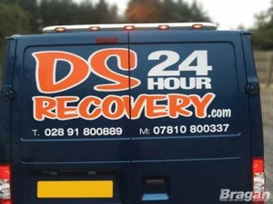 Rear Roof Bar + Multi Function LEDs For Vauxhall Opel Vivaro 2002-2014 Stainless - Picture 1 of 8