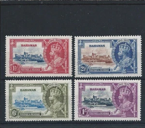 BAHAMAS 1935 SJ SET (2½d & 6d VALUES DOT TO LEFT OF CHAPEL) MINT - Picture 1 of 2