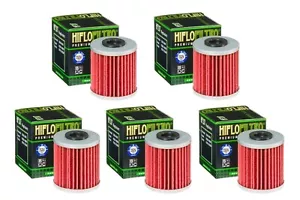 Hiflofiltro Qualità OE Filtro Olio (X 5) Per LML 200 Stella (4T) (2011 A 2015) - Picture 1 of 7