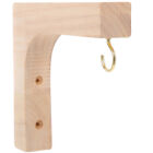  Wall Hooks for Hanging Plants Indoor Hanger Solid Wood Ceiling