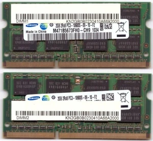 Samsung 2GB DDR3L-1600 SODIMM 2 Stück - Bild 1 von 2