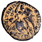 RARE Seulement 1 Autre Constantius II BI 18mm. Arelate, AD 353-355.  Pièce romaine avec coa