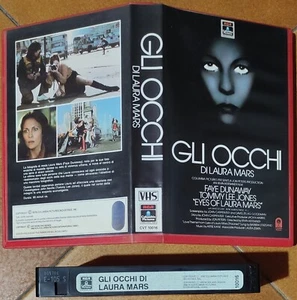 videocassetta GLI OCCHI DI LAURA MARS (CVT 10016) vhs no bar-code/box RCA rosso - Foto 1 di 2