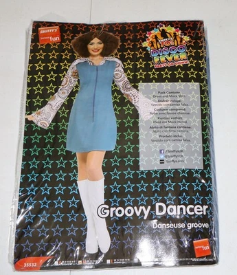 Smiffy's Halloween 70's Disco Fever Groovy Dancer Costume Medium (10-12) - Image 1 of 3