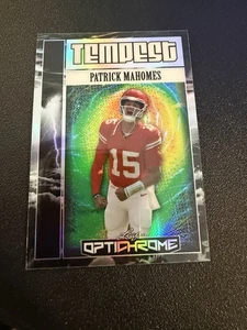 Patrick Mahomes 2025 Leaf Optichrome Tempest Black 1/1 Kansas City CHIEFS - Bild 1 von 2