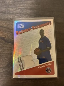 2003-04 Bazooka Beginnings Memorabilia Chris Bosh RC Player Worn FOIL /25 LOOK - Picture 1 of 9