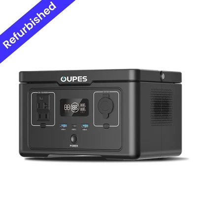 OUPES Exodus 600 Portable Power Station 600W 256Wh(1200w Surge) LFP Generator - Image 1 of 4