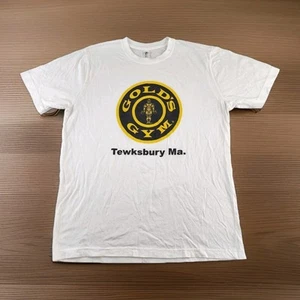 Gold's Gym Shirt Herren Large Tewksbury MA Bodybuilding Bio Baumwolle Erwachsene A15 - Bild 1 von 8