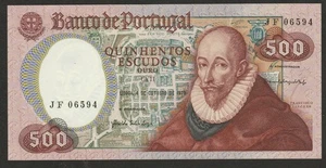1979 (82)  PORTUGAL 500 ESCUDO NOTE UNC - Picture 1 of 2