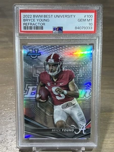 Bowman's Best University Bryce Young Refractor #100 2022 PSA 10 Alabama Carolina - Imagen 1 de 5