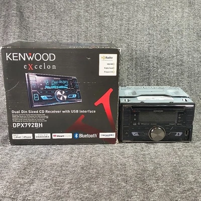 Kenwood Excelon Dual Din CD Receiver W/ USB Interface DPX792BH No Remote - Image 1 of 4