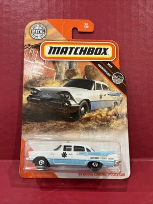 Coche de policía Dodge Coronet Matchbox MBX Countryside #94/100 59 Foto 1 de 4