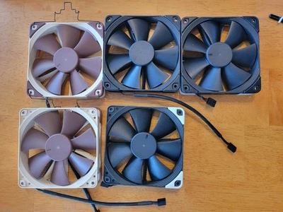 Lote Ventilador Noctua 120mm - 5 Nf-f12 Y 5 Nf-s12a Foto 1 de 4