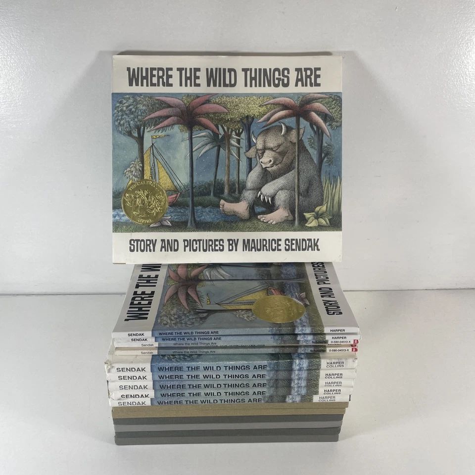 Lot 17 Where the Wild Things Are Books by Maurice Sendak Guided Reading PB/HC - Image 1 of 2