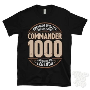 COMMANDER 1000 T-SHIRT - PREMIUM QUALITÄT MOTORRAD ENGINEERED FOR LEGENDS - Bild 1 von 2