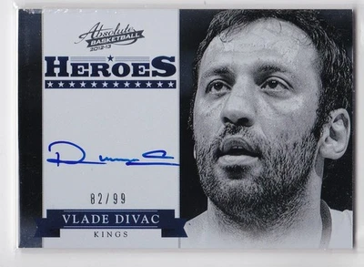 VLADE DIVAC 2012-13 Absolute Heroes #41 Autograph #'d 82/99 Auto - Image 1 of 2
