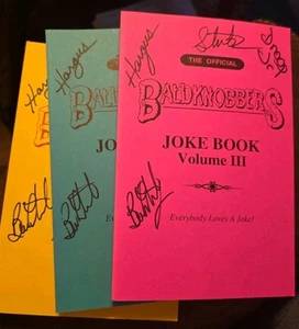The Official BALDKNOBBERS Joke Books Volume  1-II and III 2002 & 2011 Branson MO - Picture 1 of 4