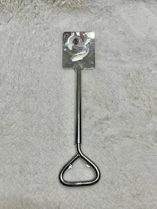 Vintage altes Sammlerstück Metall Silber Sardine Dosenöffner mit Löffel Dose Sardinen - Bild 1 von 5