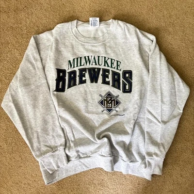Milwaukee Brewers 90’s Vintage Crewneck Sweatshirt reprint AN61101 - Image 1 of 2