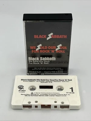 BLACK SABBATH We Sold Our Soul For Rock 'N' Roll Cassette Double Play Untested - Image 1 of 3