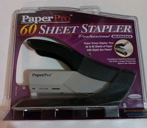 Grapadora de papel Paper Pro HEAVY DUTY 60 HOJAS con GRAPAS Profesional 2000 NUEVA - Imagen 1 de 5