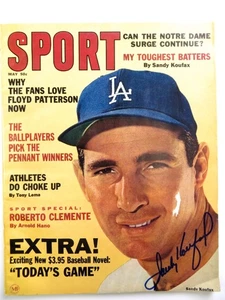 Sandy Koufax Signed Autographed Magazine SPORT 1965 May Dodgers JSA AB27671 - Picture 1 of 4