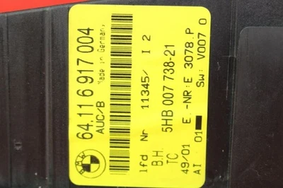 BMW 325CI 2002 usado control automático de temperatura HVAC 64116956319 Foto 1 de 4