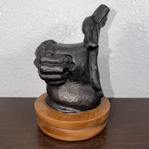 2003 "Töpferhände" 8" große Bronzeskulptur mit Sockel Rarität - Bild 1 von 9