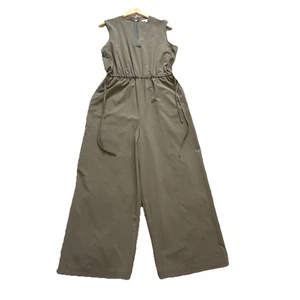 Calvin Klein Women’s Jumpsuit Size 4 Green Wide Leg - Picture 1 of 9