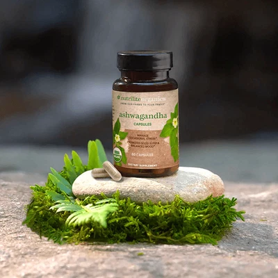 Nutrilite™ Organics Ashwagandha Capsules - Image 1 of 3