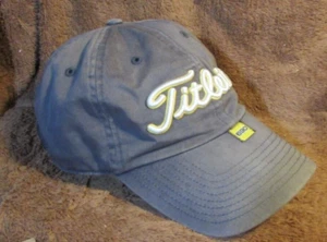 Titleist Gray Adjustable Strap Back Golf 690 Mens Hat Cap - Picture 1 of 4