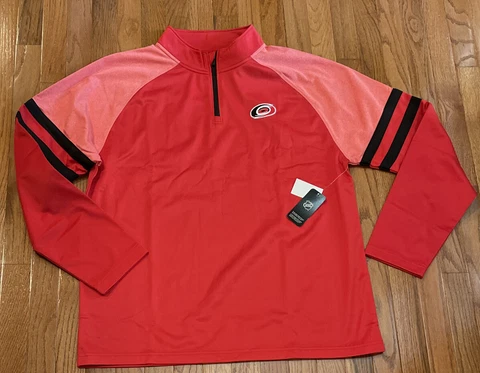 Carolina Hurricanes NHL Branded Men's Quarter-Zip Jacket NWT XL Cover