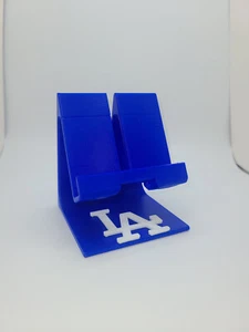 LA Dodgers Phone Stand - Landscape & Portrait, Two-tone Color Options - Picture 1 of 3