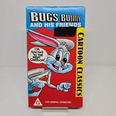Bugs Bunny And His Friend's Vintage PAL VHS Cartoon Classics  - Image 1 of 2