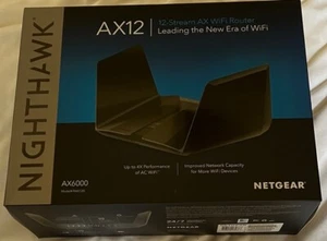 Router NETGEAR Nighthawk AX6000 WiFi 6 6 Gbps RAX120 802.11ax Doble Banda 12 Streams - Imagen 1 de 7