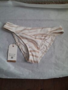 Billabong Bikini Bottom S/8 Tan Zebra Print Nwt