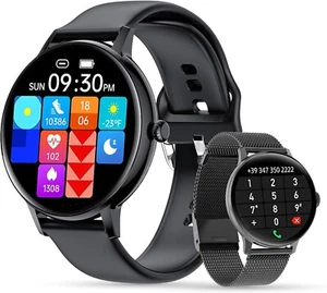 LUNIQUESHOP LSCALL Women's Smartwatch with Bluetooth Call Answer, 1.7 Inch Scree - Afbeelding 1 van 7